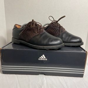 Adidas Saddle Comp golf men’s 10 brown leather